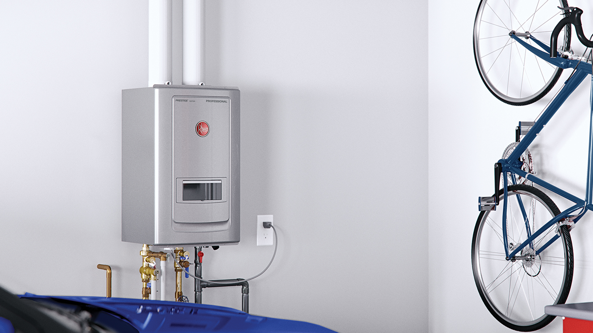Tankless water heater providing endless hot water
